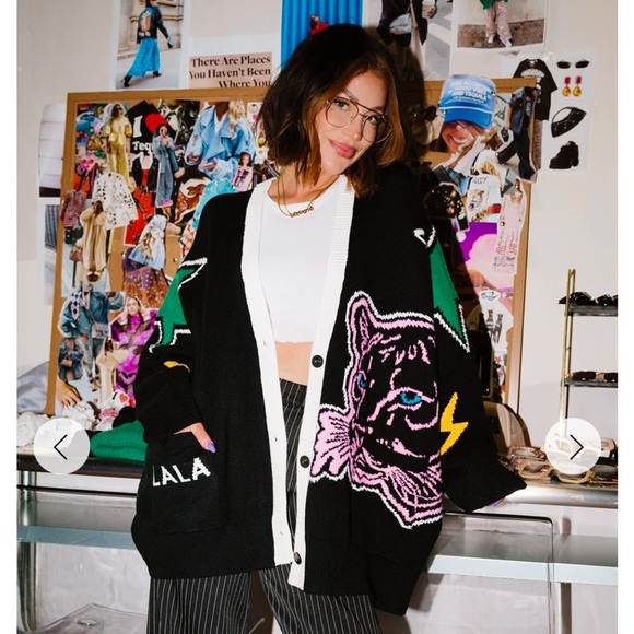 Dressed in Lala Mother is Mothering Oversized Cardigan NWT - Picture 2 of 6